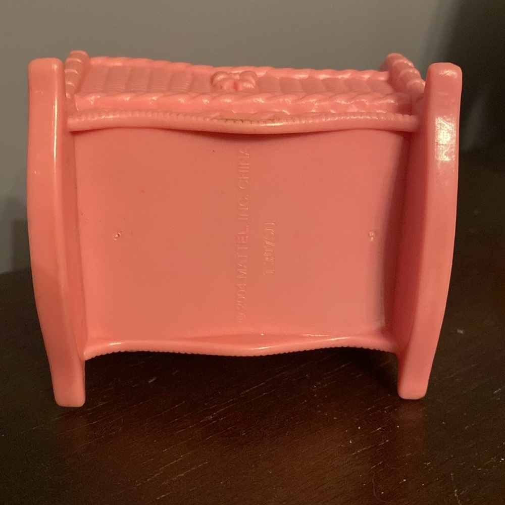Little People 1996 Replacement Pink Baby Stroller 90s Twin Crib Pink Nursery Cri - Picture 4 of 11